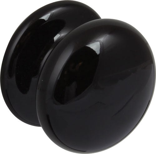 38mm Black Ceramic Door Knob