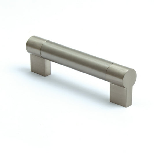 657mm Brushed Stainless Steel Keyhole Cabinet Handle - 632mm Centres