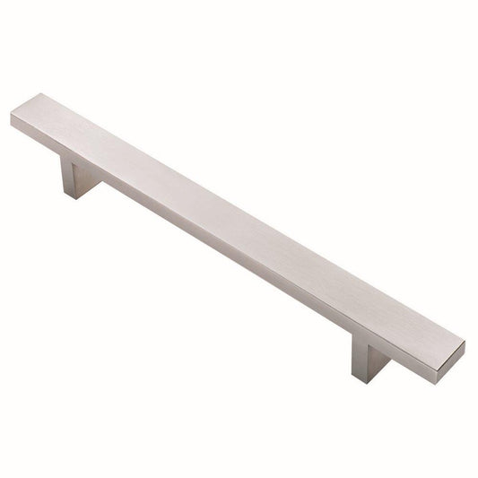 Stainless Steel Rectangular Section T-Bar Handle - 160mm Centres