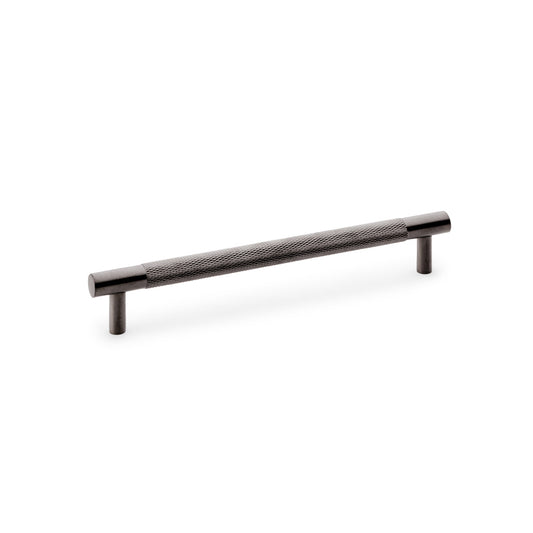 Brunel Dark Bronze PVD Knurled T-Bar Cupboard Handle - 160mm Centres