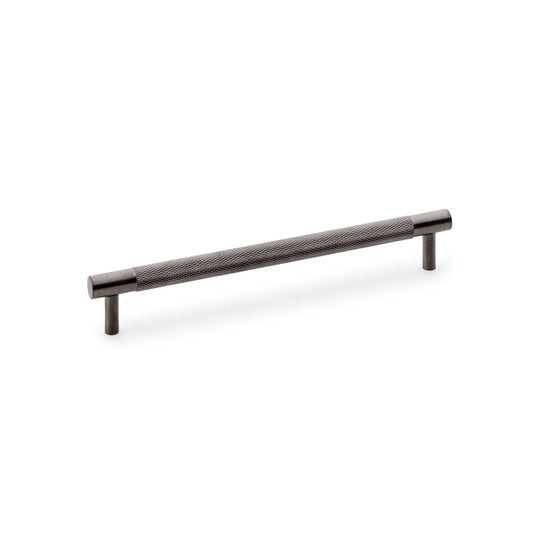 Brunel Dark Bronze PVD Knurled T-Bar Cupboard Handle - 192mm Centres