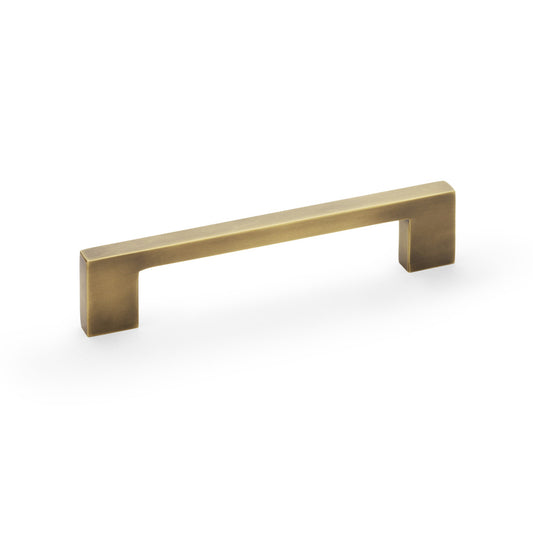 Marco Antique Brass Rectangular Cabinet Bar Handle - 128mm