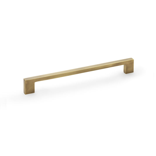 Marco Antique Brass Rectangular Cabinet Bar Handle - 224mm