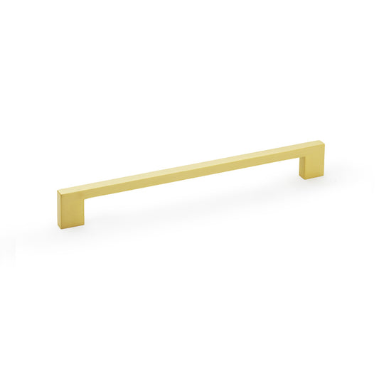 Marco Satin Brass Rectangular Cabinet Bar Handle - 224mm