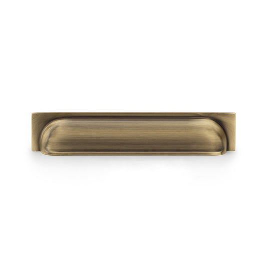 Quantock Antique Brass Cabinet Cup Handle | 203mm Centres