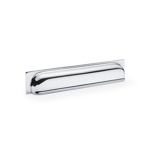 Quantock Polished Chrome Cabinet Cup Handle | 203mm Centres