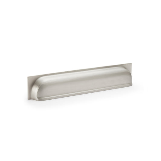 Quantock Satin Nickel Cabinet Cup Handle | 203mm Centres