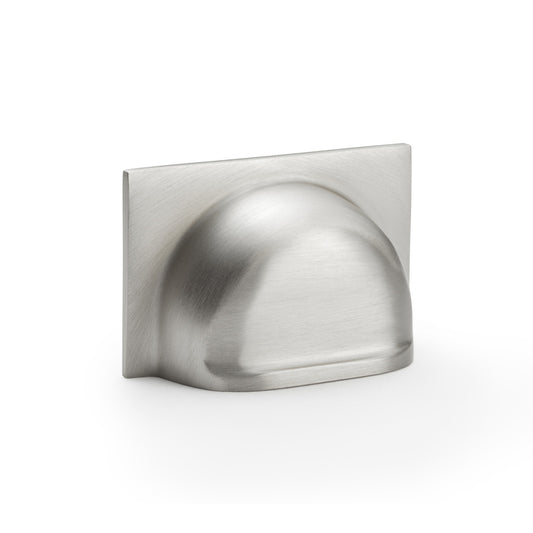 Quantock Satin Nickel Cabinet Cup Handle | 40mm Centres