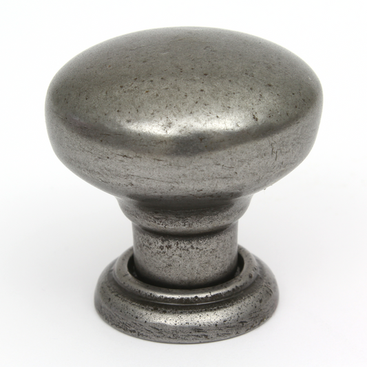 Bordeaux Pewter Finish Cabinet Knob - 35mm