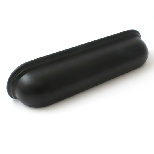 Calgary Matt Black Cabinet Cup Handle - 128mm Centres