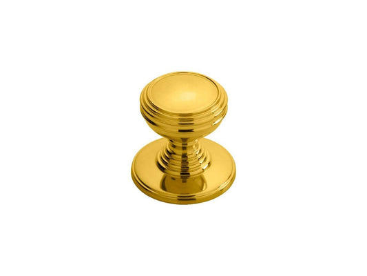 Delamain Polished Brass Cabinet Knob - 30mm