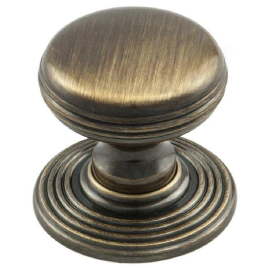 Delamain Florentine Bronze Ringed Knob - 35mm