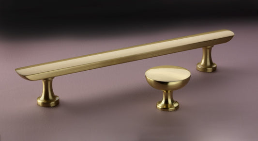 Dorchester Brushed Satin Brass Cabinet Bar Handle - 160mm Centres