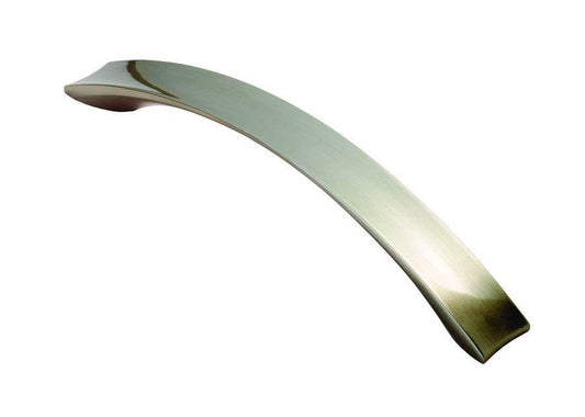 Concave Bow Handle - Satin Nickel - 128mm Centres