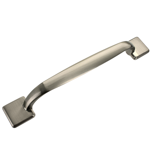 Georgia Cabinet D Handle - Brushed Satin Nickel - 128mm Centres