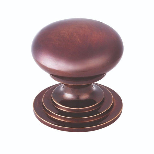 Dark Bronze Victorian Cupboard Knob | 32mm