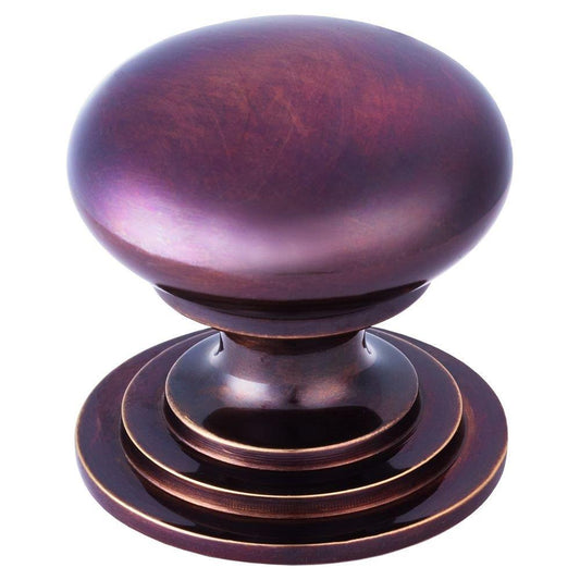 Dark Bronze Victorian Cupboard Knob | 42mm