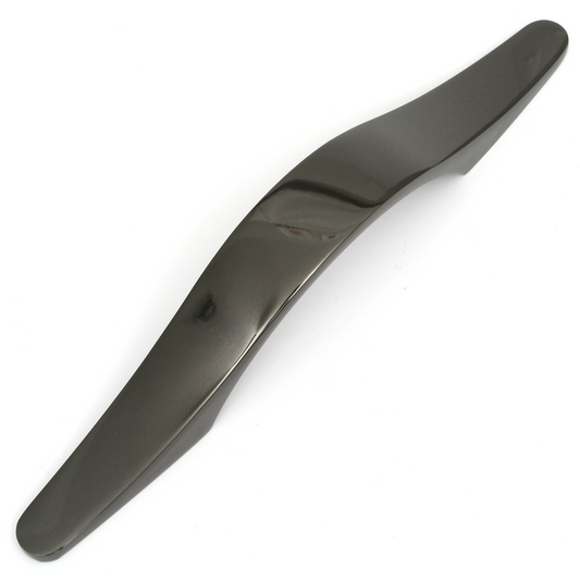 Malvern Polished Black Nickel Cabinet Bow Handle - 128mm Centres