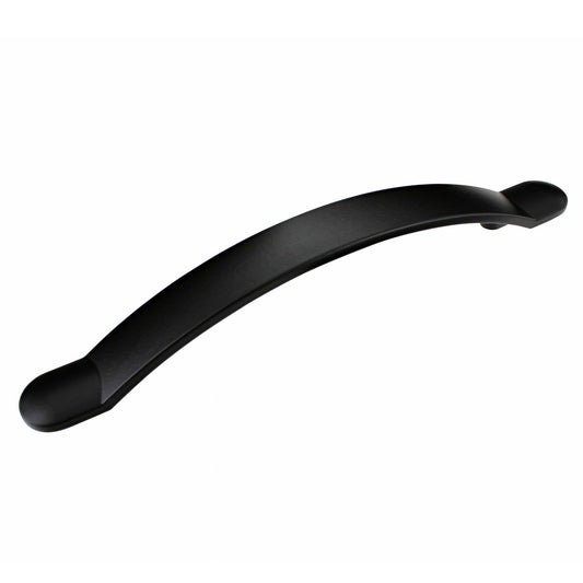 Monmouth Matt Black Cabinet Bow Handle - 128mm Centres