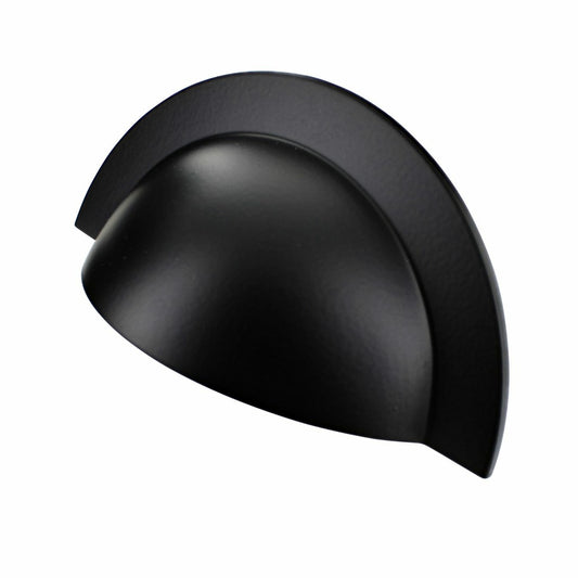 Monmouth Matt Black Cabinet Cup Handle - 64mm Centres