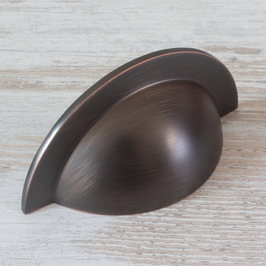 Monmouth American Copper Cabinet Cup Handle - 64mm Centres