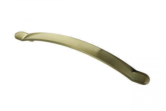 Monmouth Brushed Satin Brass Cabinet Bow Handle - 160mm Centres