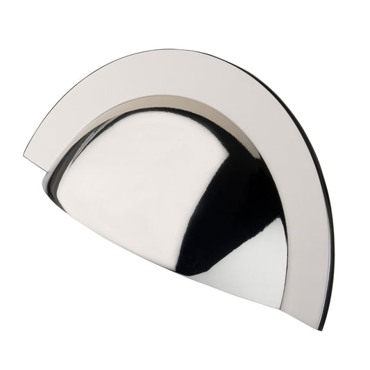 Monmouth Polished Nickel Cabinet Cup Handle - 64mm Centres