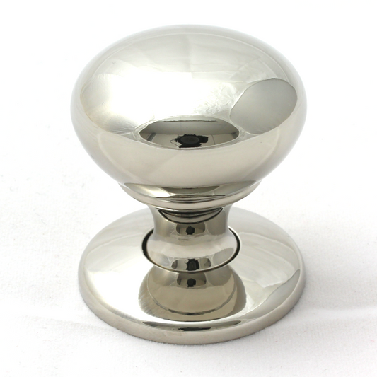 Polished Nickel Cabinet Door Knob | 32mm