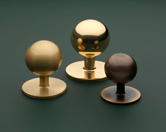 Sandringham Brass Cabinet Knobs