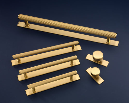 Stirling Brass Cabinet Handles