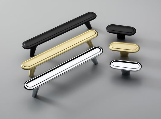 Stockholm Matt Black Cabinet Bar Handle - 128mm Centres