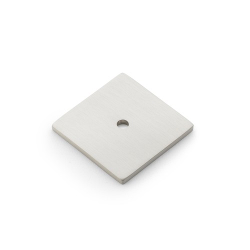 Square Backplate in Satin Nickel Finish - 38mm