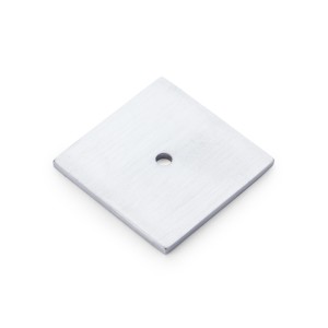 Square Backplate in Satin Chrome Finish - 45mm