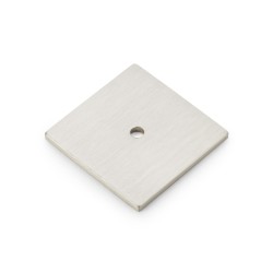 Square Backplate in Satin Nickel Finish -45mm